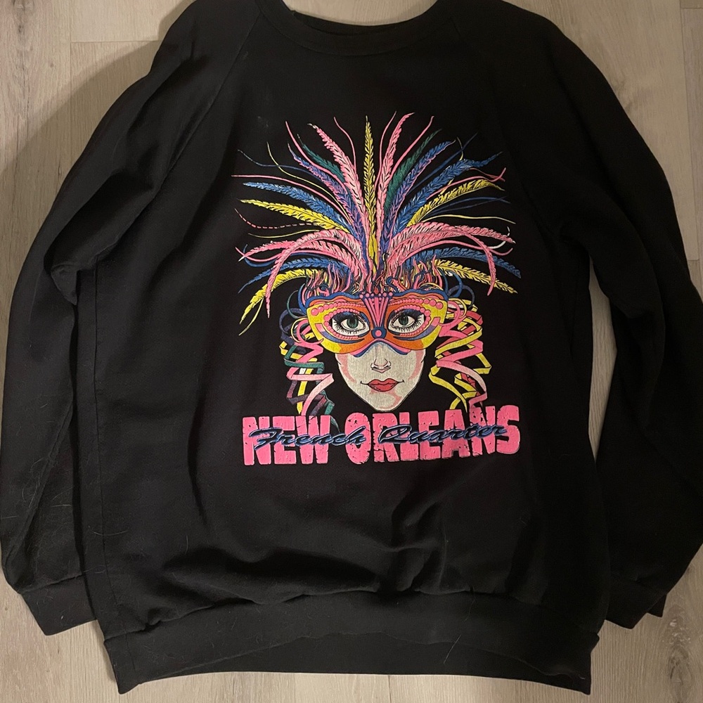 Alore - New Orleans festival mask sweatshirt